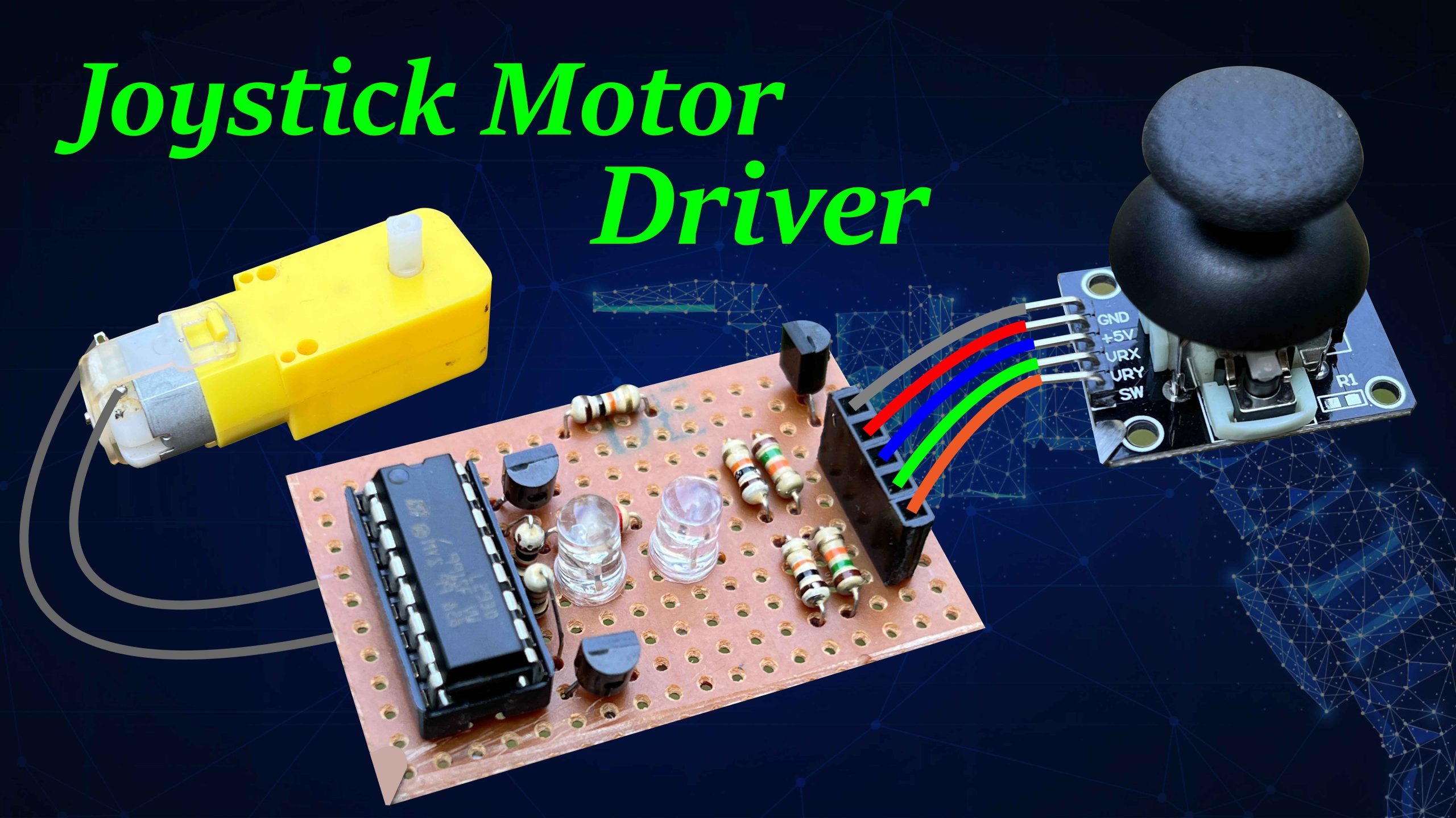 Joystick motor controller(one channel)
