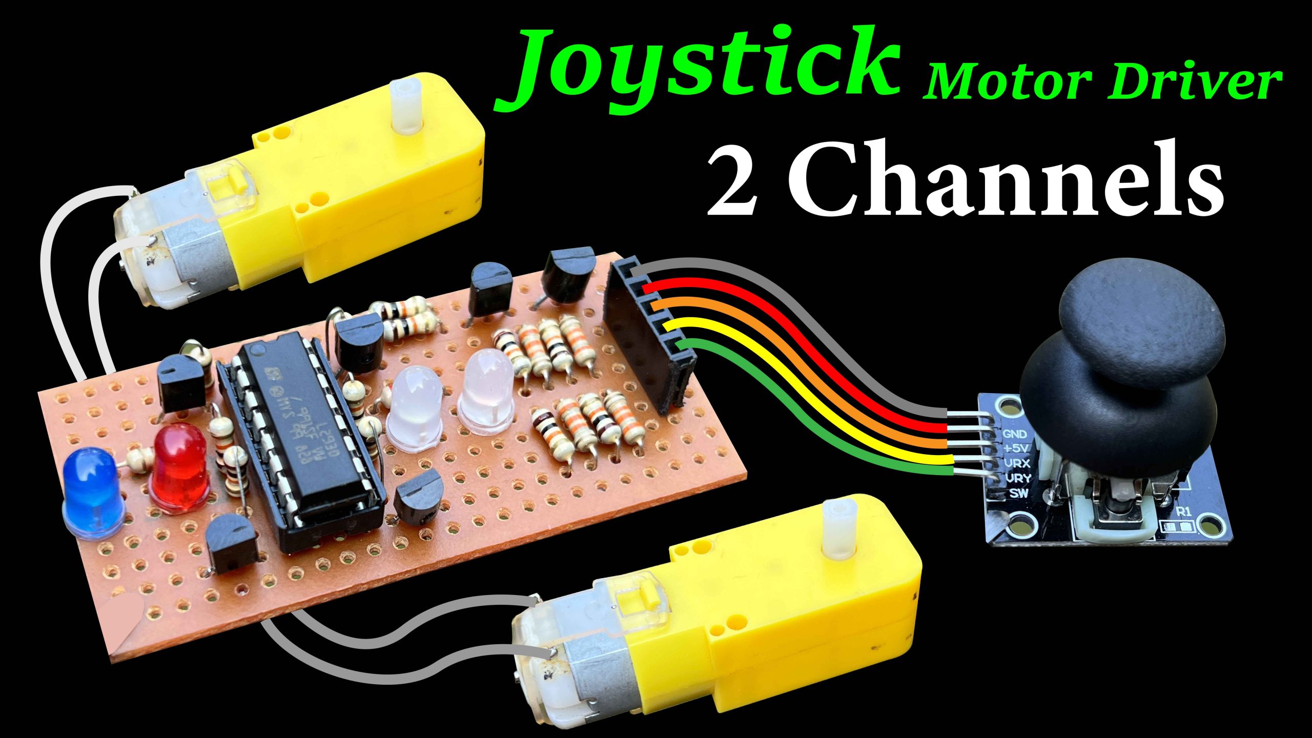 Joystick Motor Controller(Two Channels)