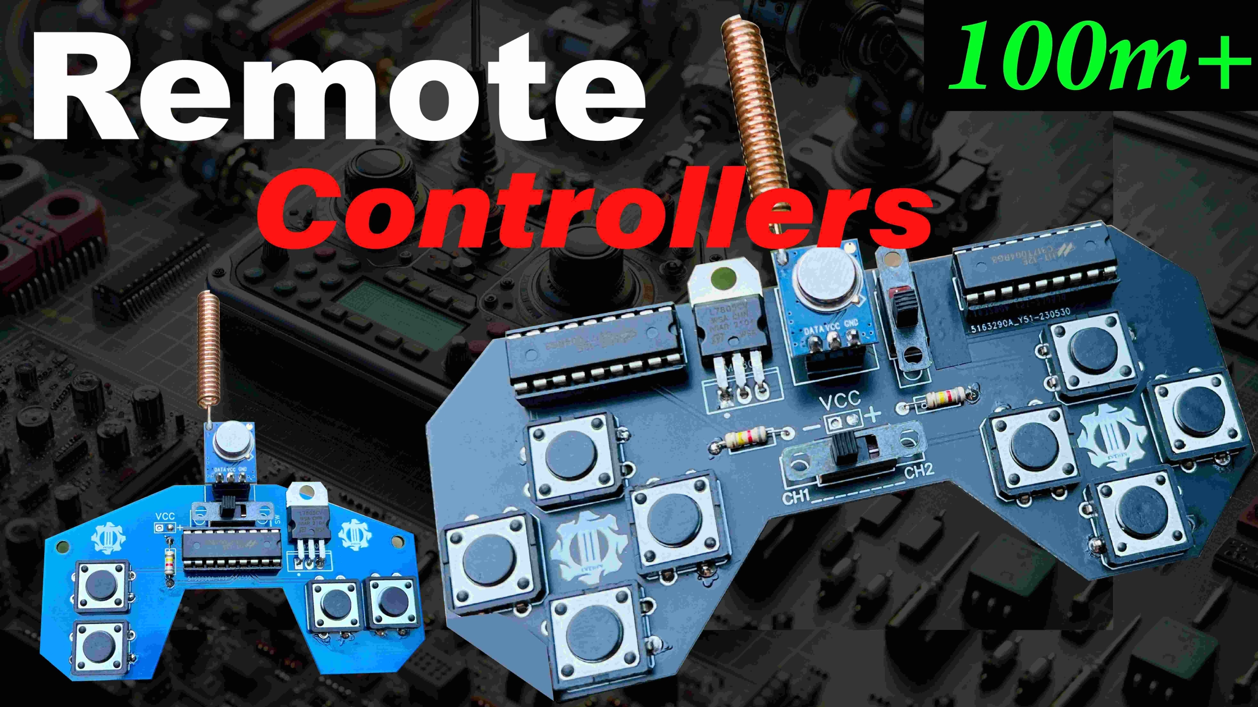 How to Make 8 Channel & 4 Channel remote controller systems