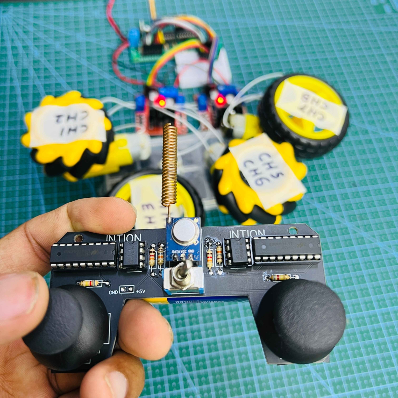 8 Channel Joystick Remote control system Make your own Remote control