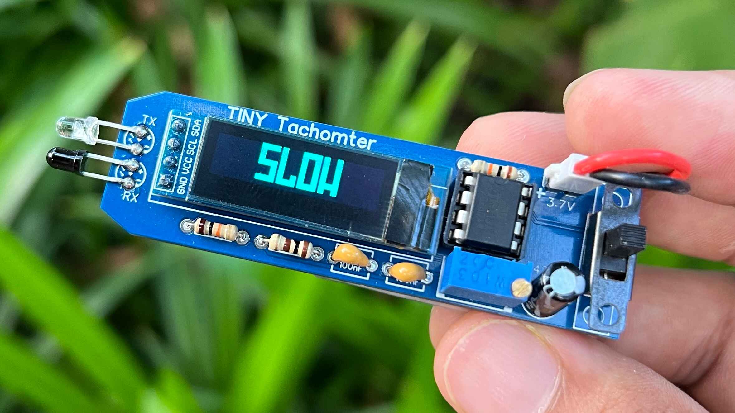 Tiny Tachometer | ATtiny13A powered RPM meter