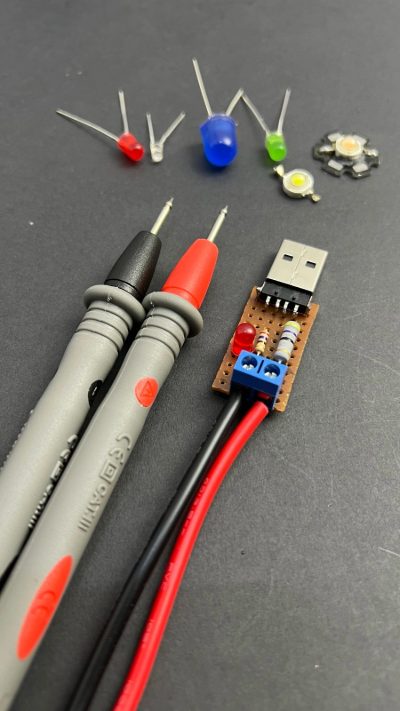 Automatic multi-Voltage LED tester